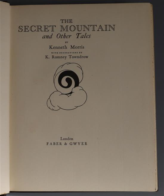 Morris, Kenneth - The Secret Mountain, 8vo, cloth, Faber and Gwyer, London 1926